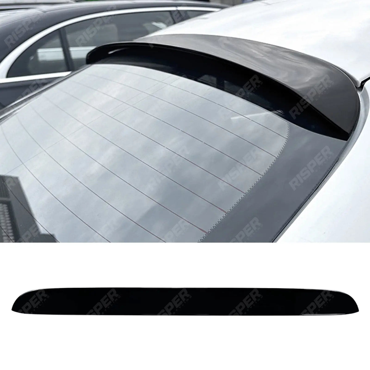 Rear Upper Roof Spoiler in Gloss Black For Mercedes C Class W206 2022 on Saloon - Rear Spoilers