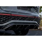 VW Tayron 2025 On Rear Valance In Gloss Black - Diffuser