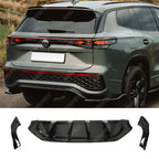 VW Tayron 2025 On Rear Valance In Gloss Black - Diffuser