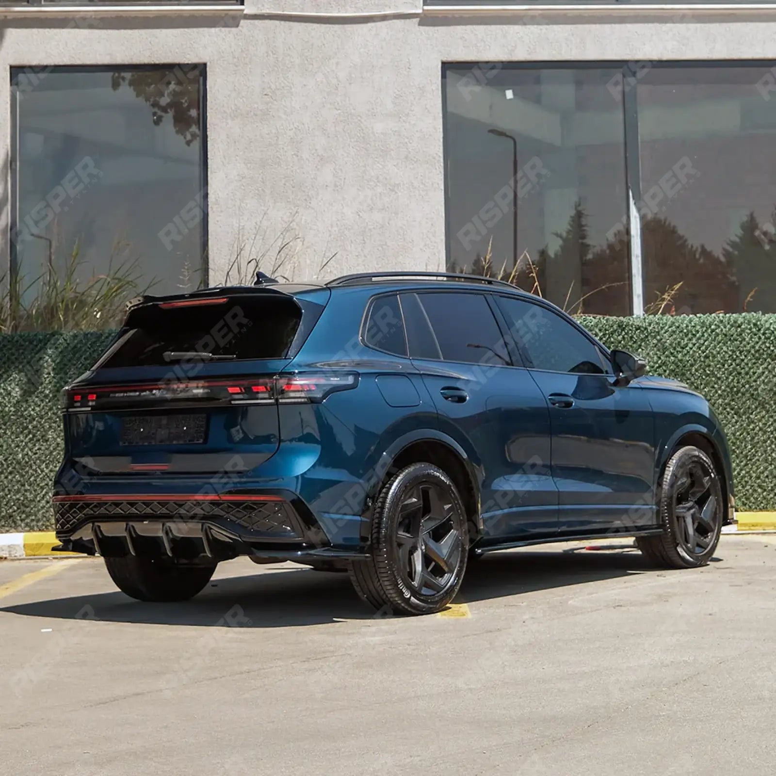 Rear Valance In Gloss Black For VW Tiguan R-Line MK3 2024 On Secondary image