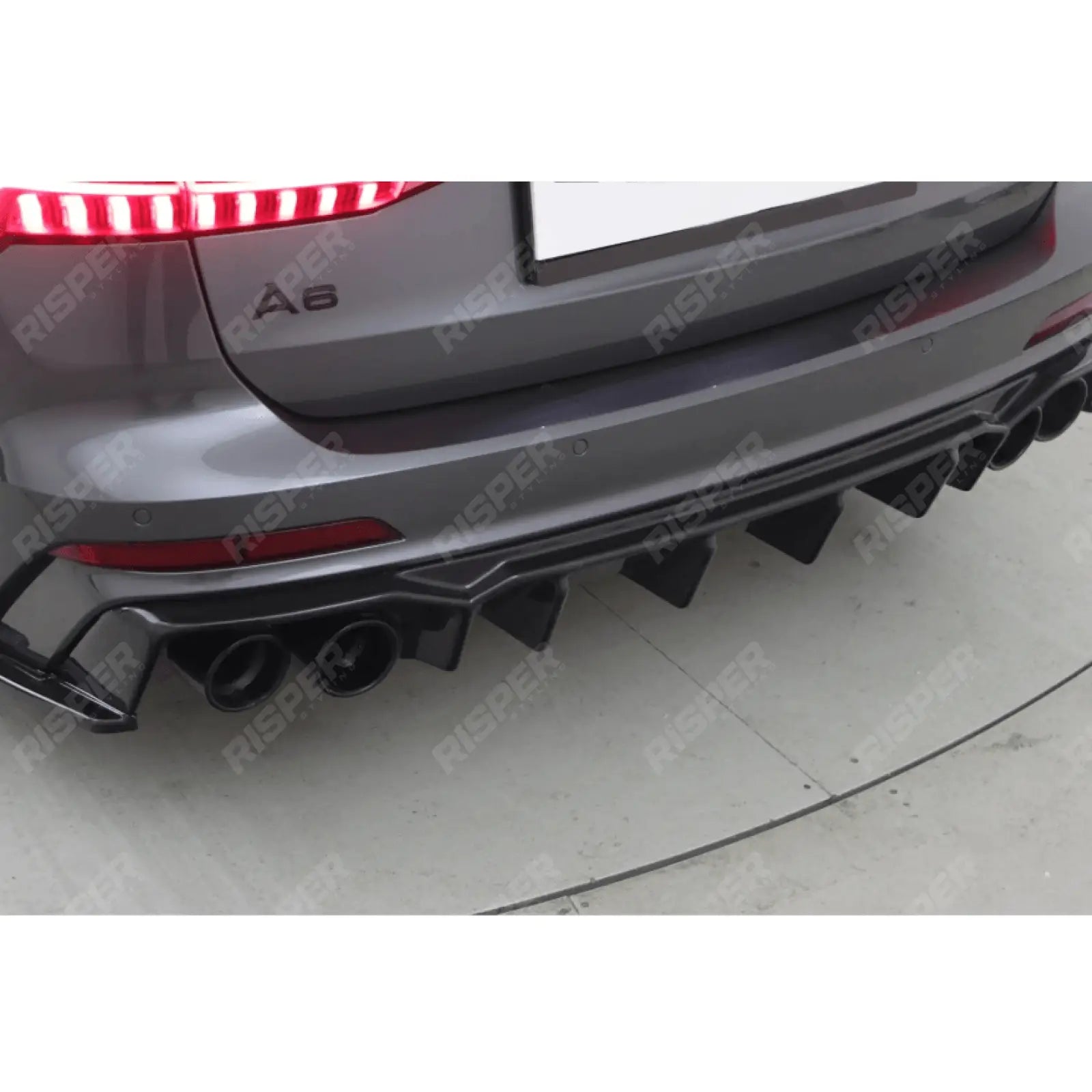 Audi S6 C8 (Sedan - Avant) 2019+ / Audi A6 C8 S - Line (Sedan - Avant) 2018+ Rear Valance & Rear Side Splitters