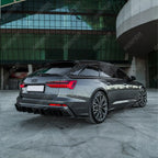 Audi S6 C8 (Sedan - Avant) 2019+ / Audi A6 C8 S - Line (Sedan - Avant) 2018+ Rear Valance & Rear Side Splitters