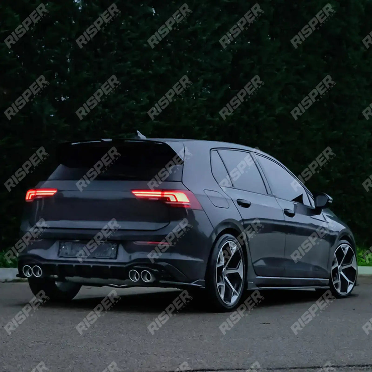 Vw Golf Mk8 Facelift 2024 on Standard Complete Body Kit in Gloss Black - Body Kit