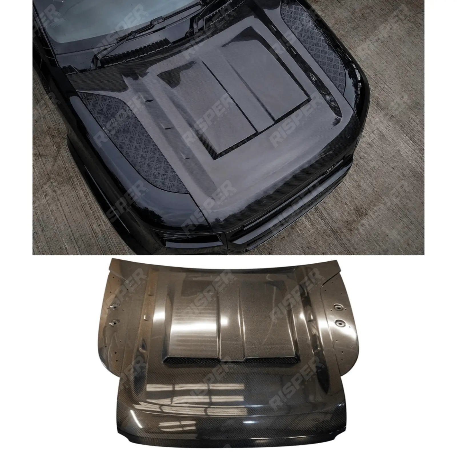 Land Rover Defender L663 2020 On Replacement Bonnet - Genuine Carbon Fibre Main image