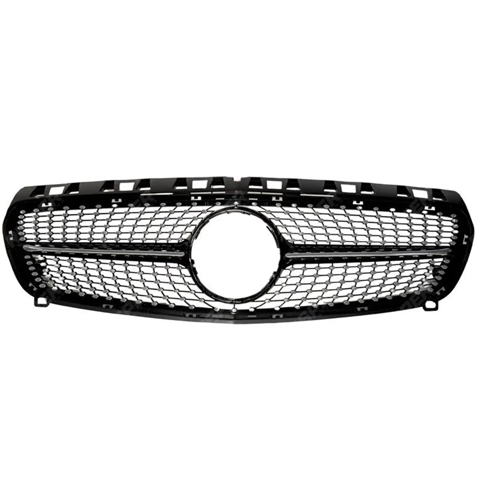 Replacement Chrome Silver Grille - Diamond AMG Look For Mercedes Benz A Class W176 2013-2015 - Grilles Main image