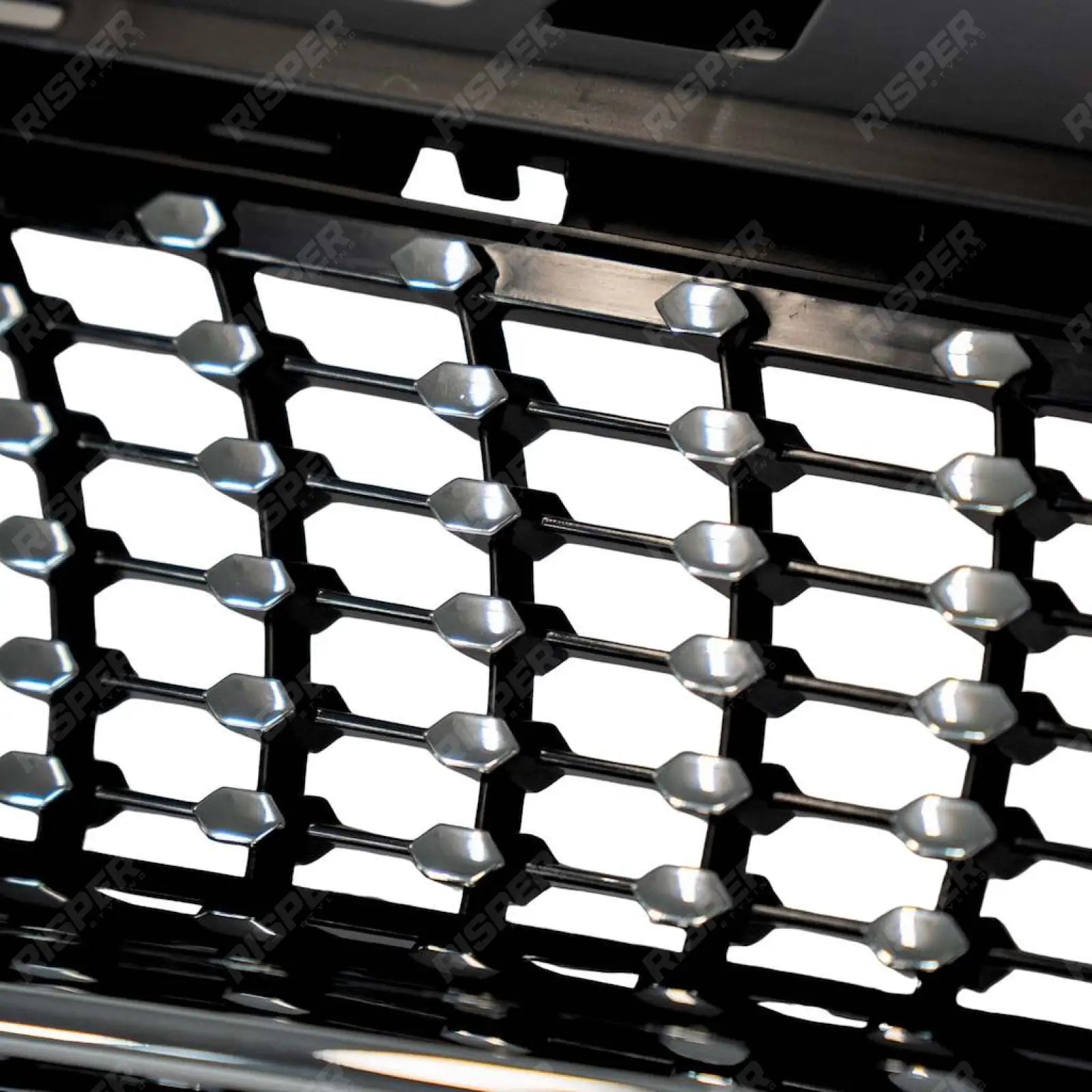 Replacement Chrome Silver Grille - Diamond AMG Look For Mercedes Benz A Class W176 2013-2015 - Grilles