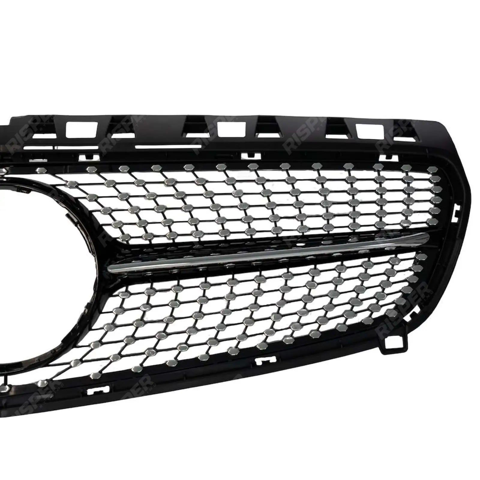 Replacement Chrome Silver Grille - Diamond AMG Look For Mercedes Benz A Class W176 2013-2015 - Grilles
