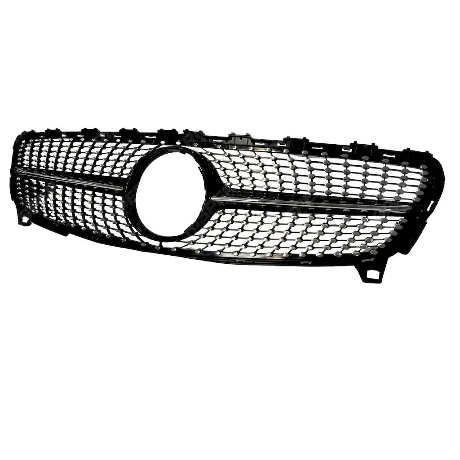 Replacement Chrome Silver Grille - Diamond AMG Look For Mercedes Benz A Class W176 2016-2018 - Grilles