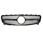 Replacement Chrome Silver Grille - Diamond AMG Look For Mercedes Benz A Class W176 2016-2018 - Grilles
