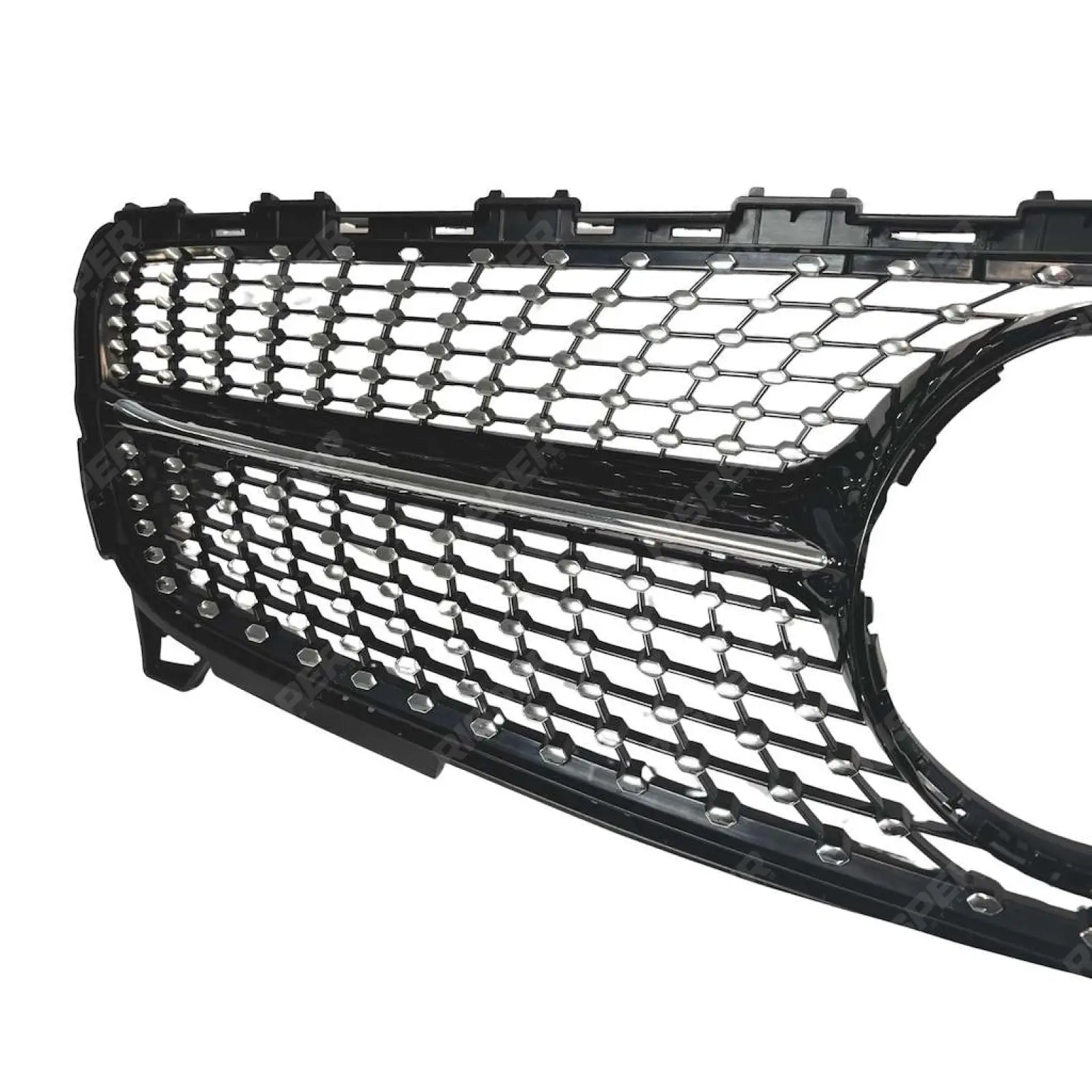 Replacement Chrome Silver Grille - Diamond AMG Look For Mercedes Benz A Class W176 2016-2018 - Grilles