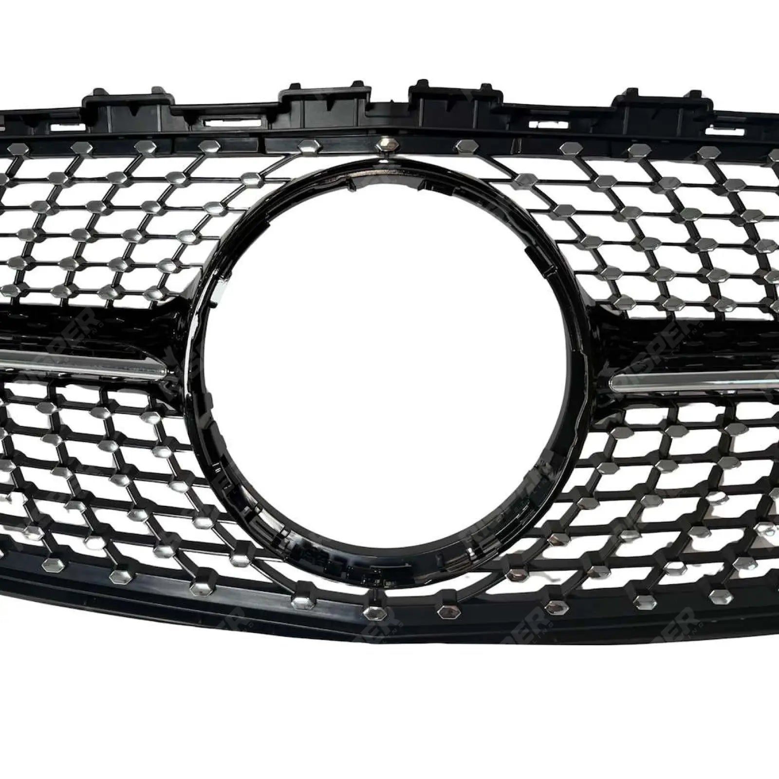 Replacement Chrome Silver Grille - Diamond AMG Look For Mercedes Benz A Class W176 2016-2018 Secondary image