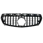 Replacement Gloss Black Front Grille - GTR Look for Mercedes Benz A Class W176 2013-2015 - Grilles