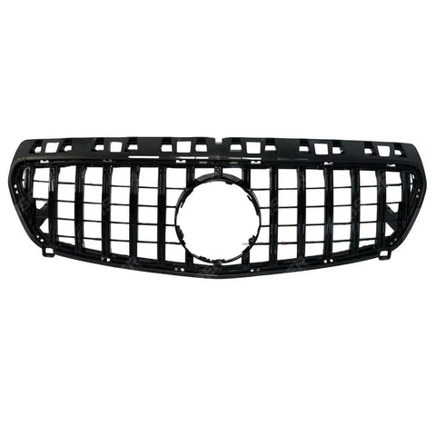 Replacement Gloss Black Front Grille - GTR Look for Mercedes Benz A Class W176 2013-2015 - Grilles