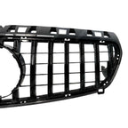 Replacement Gloss Black Front Grille - GTR Look for Mercedes Benz A Class W176 2013-2015 - Grilles