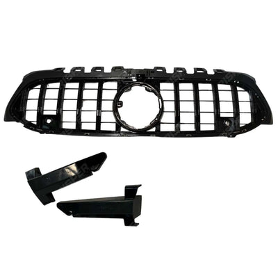 Replacement Gloss Black Grille - GT Panamericana For Mercedes Benz A Class W177 2019-2023 - Grilles