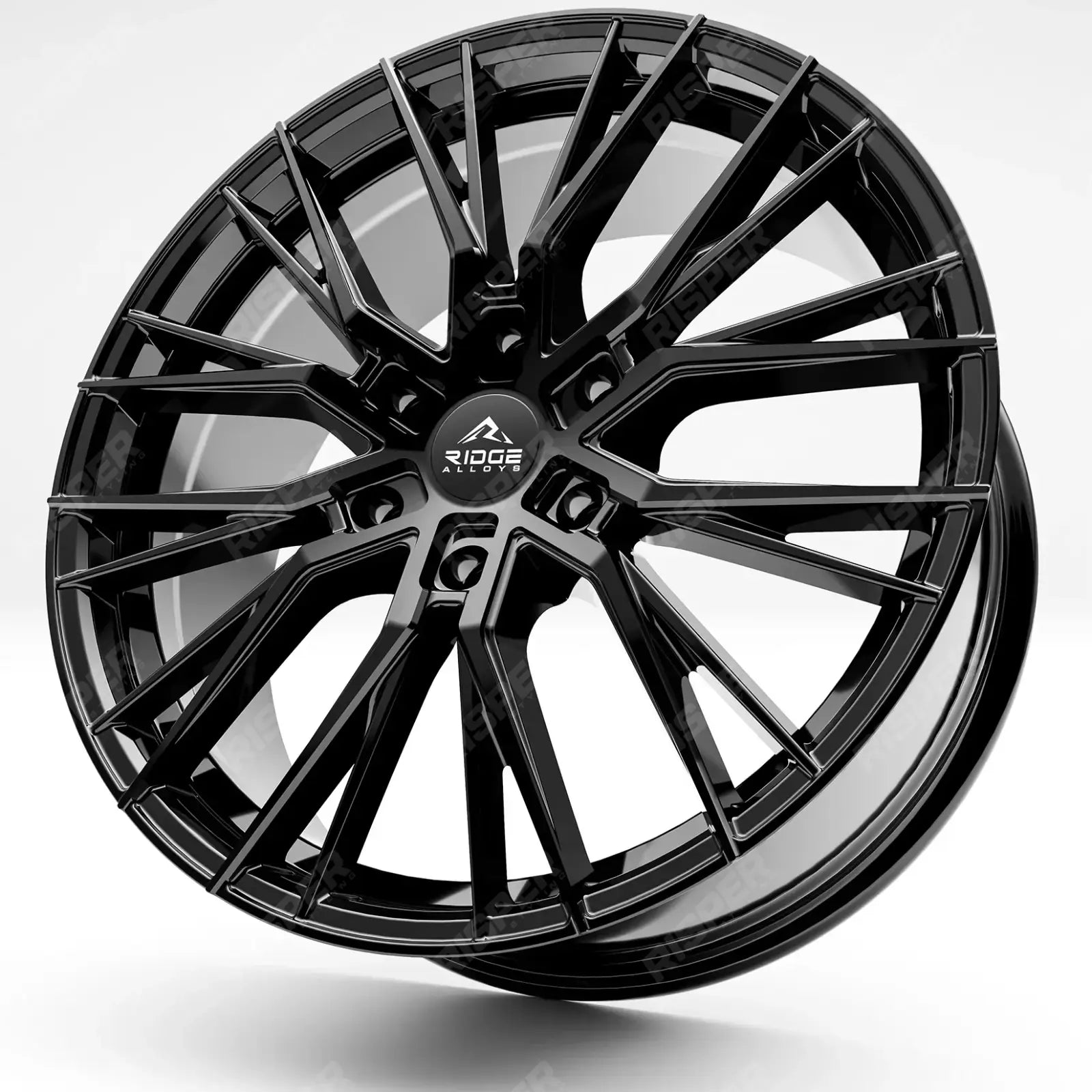 Ridge KN12 Gloss Black 6X120 20 Inch Alloys Alloys