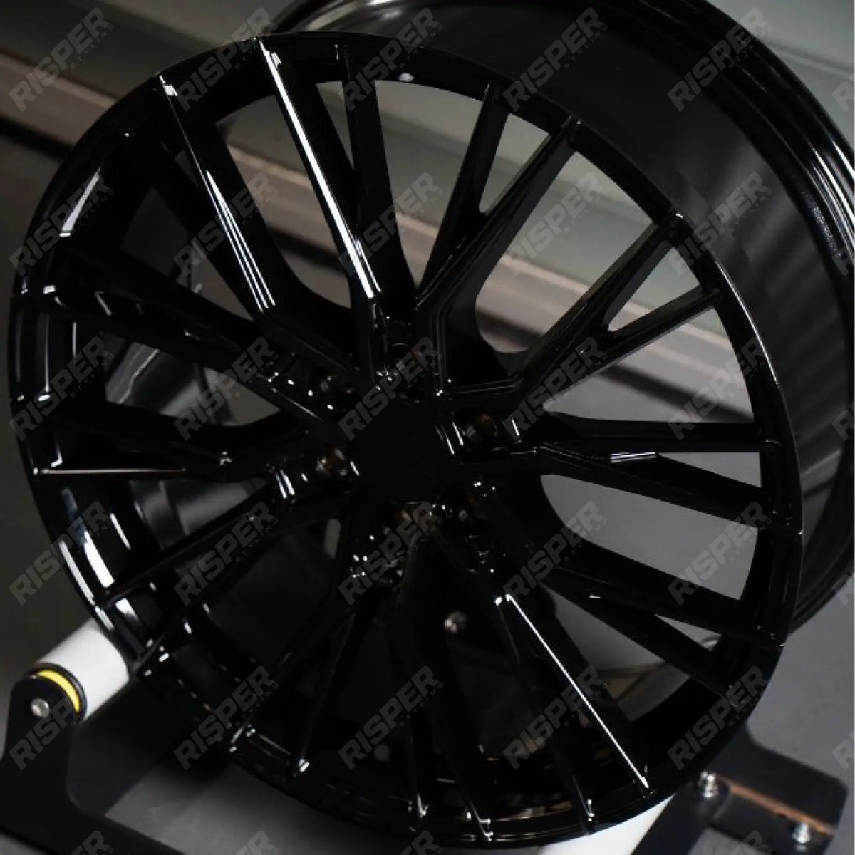 12x20 Raspberry Ridge KN12 Gloss Black 6X120 20 Inch Alloys With Tyre & TPMS Package 2 ...