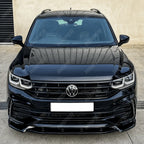 Volkswagen Tiguan MK2 R / R - Line 2020+ Risper Front Splitter - Gloss Black