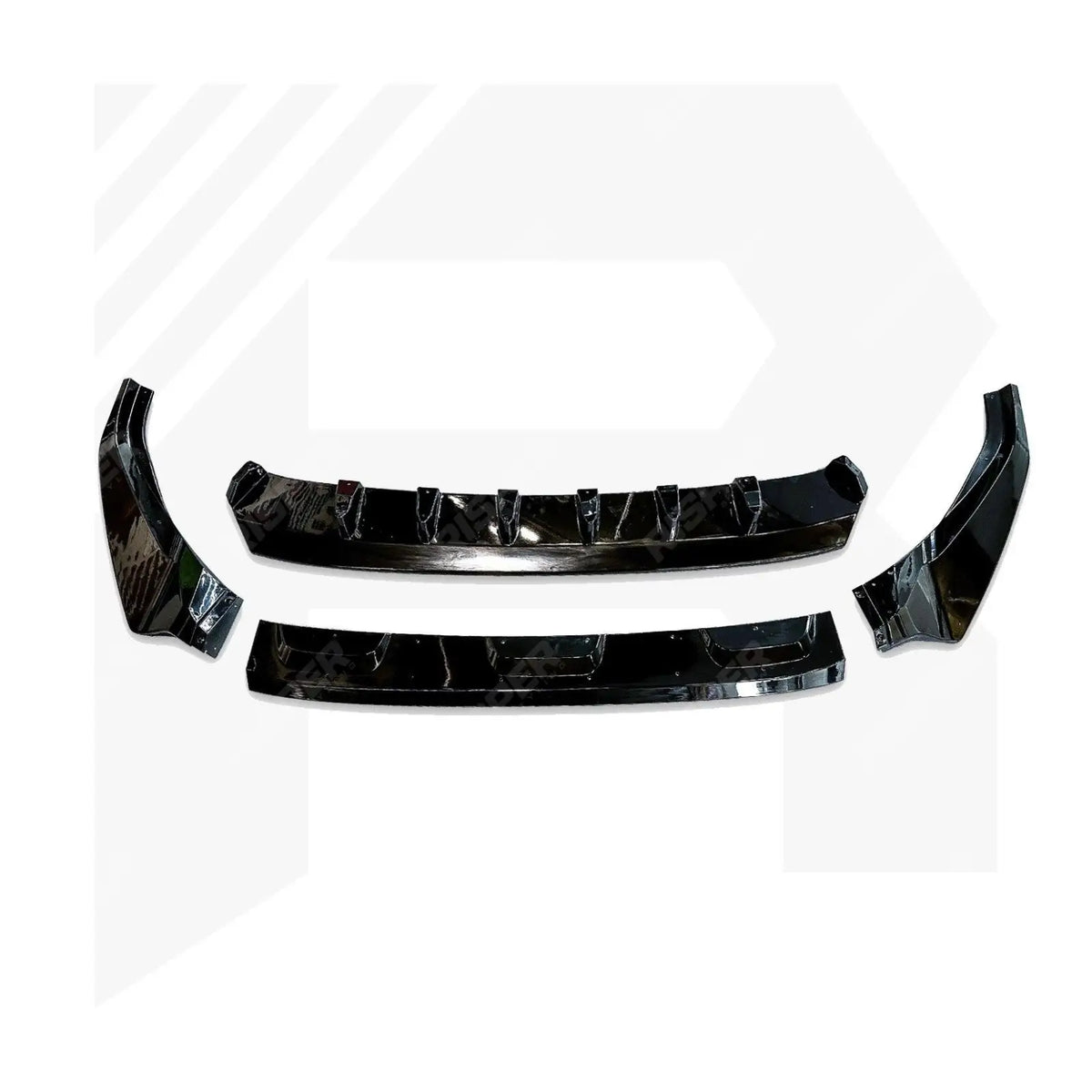 Audi Q8 S Line 2018+ Gloss Black Risper Front Splitter Lip