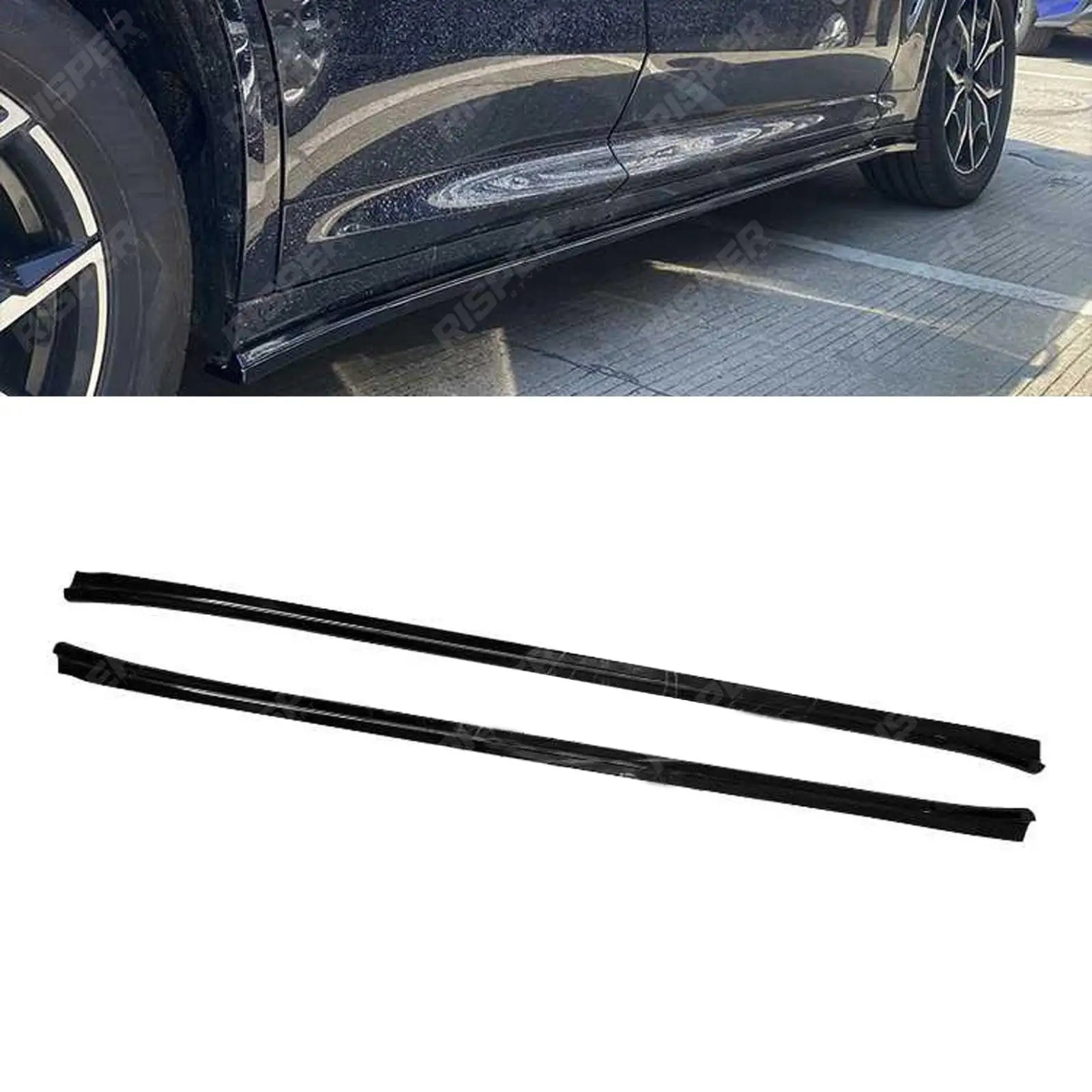 BMW X3 G01 M Sport 2018 - 2021 - RISPER Side Skirt Splitters - Gloss Black