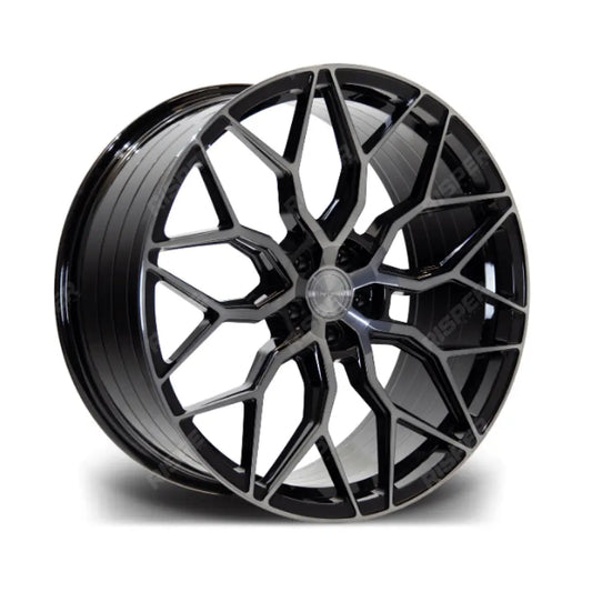 Riviera Rf108 Black Polished Dark Tint – 20 Inch Alloy – 5x120 - Qty1