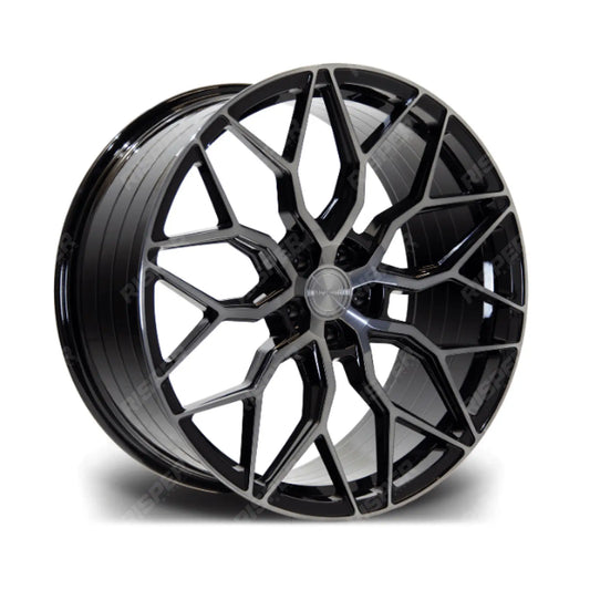Riviera Rf108 Black Polished Dark Tint – 20 Inch Alloy – 5x120 - Qty1