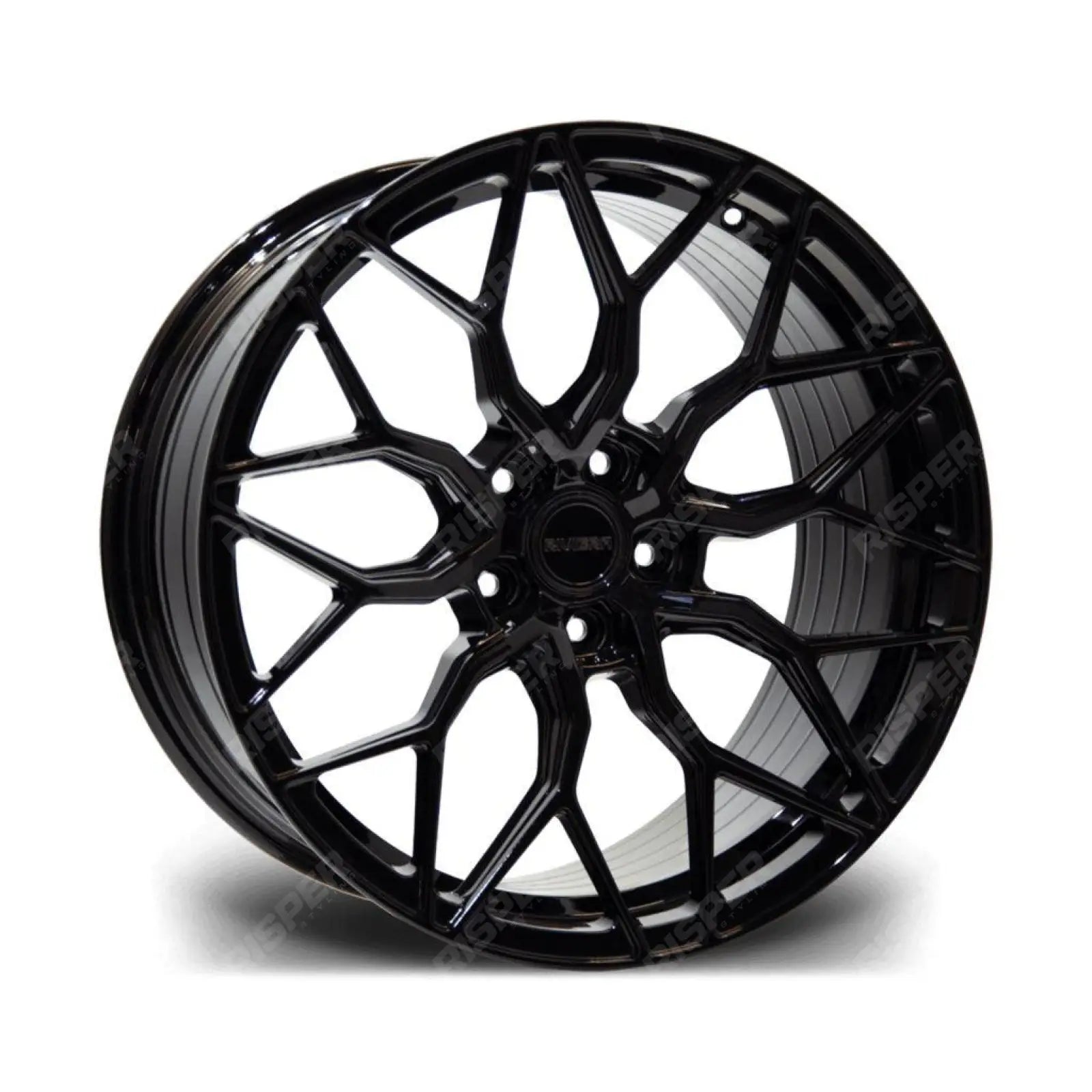 Riviera Rf108 Gloss Black – 22 Inch Alloys – 5x120 - Qty1 Main image