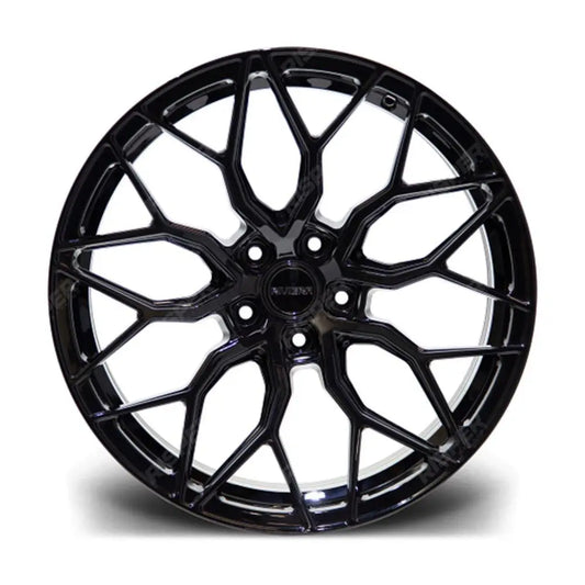 Riviera Rf108 Gloss Black – 22 Inch Alloys – 5x120 - Qty1