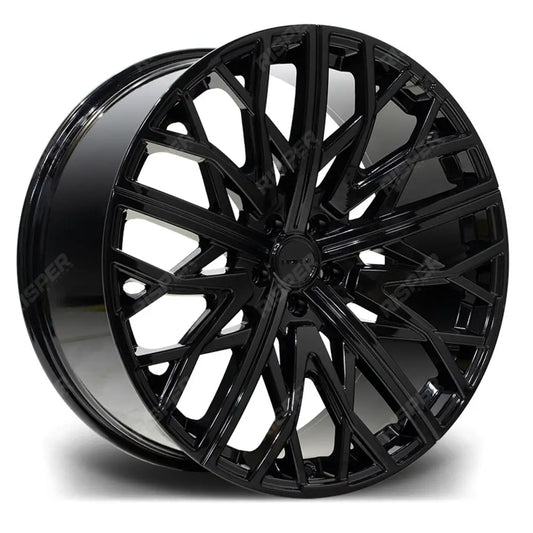 Riviera Rv131 Gloss Black 22 Inch Alloys – 5x112