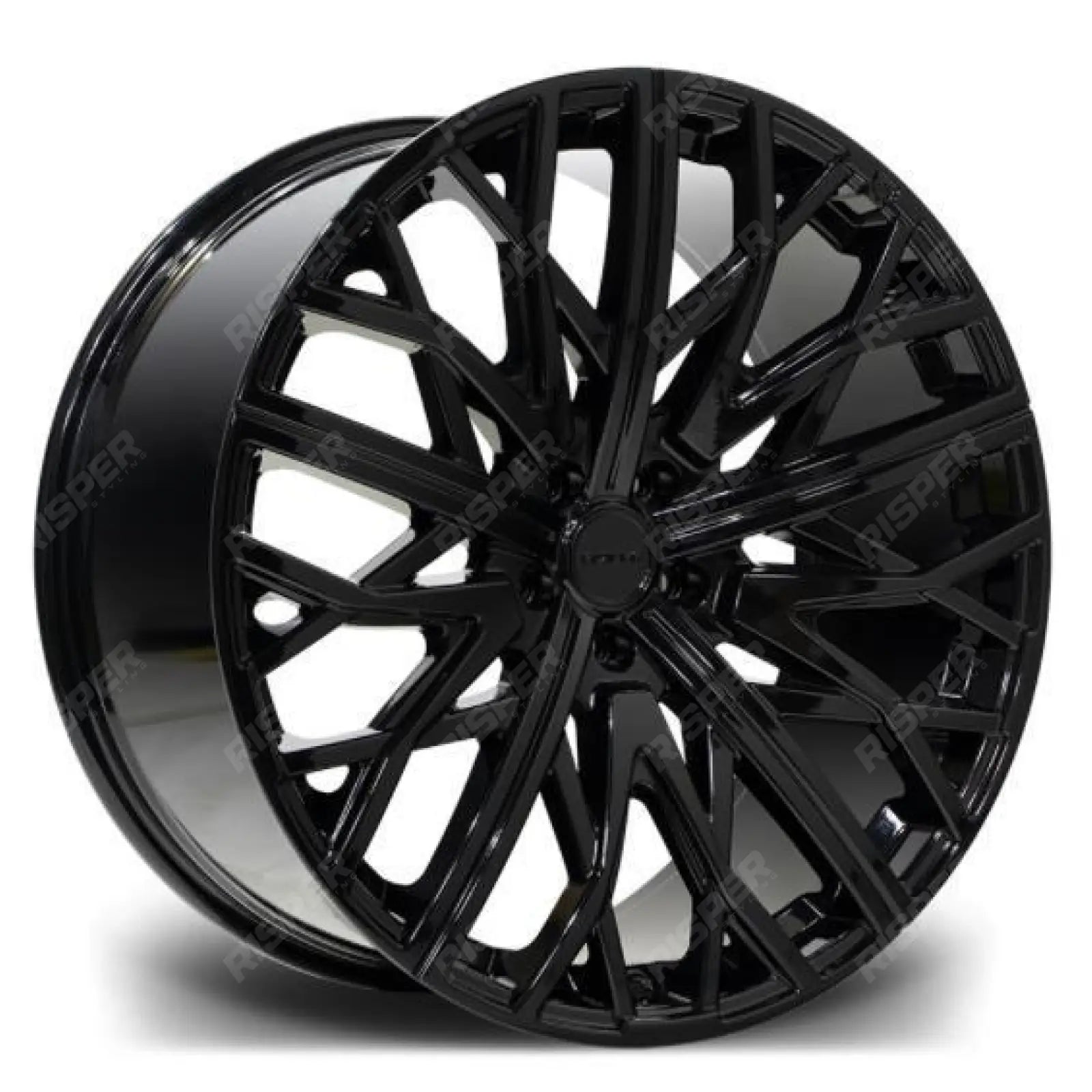 Riviera Rv131 Gloss Black 22 Inch Alloys – 5x120 - Qty1
