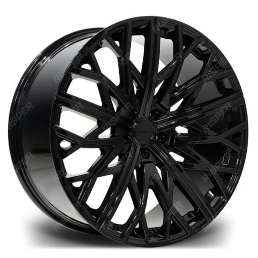 Riviera Rv131 Gloss Black 22 Inch Alloys – 5x120 - Qty1