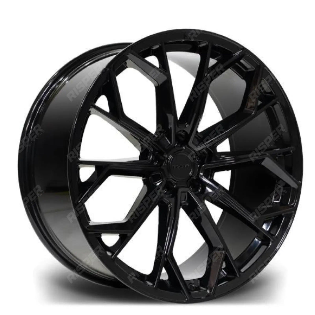 RIVIERA RV133 GLOSS BLACK 22 INCH ALLOYS - 5X120 - QTY1