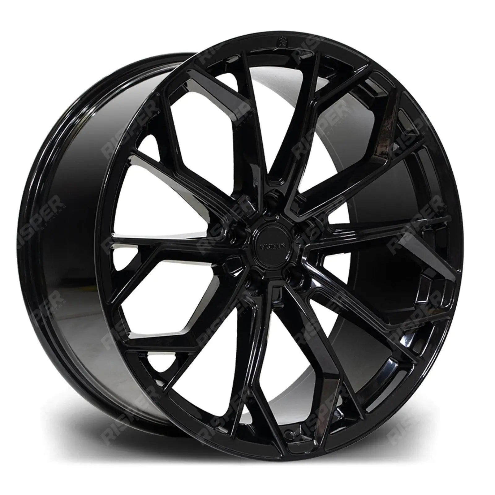 RIVIERA RV133 GLOSS BLACK 23 INCH ALLOYS – 5X112 25 66.6 Main image