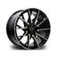 Riviera Rv197 Black Polished – 20 Inch Alloys – 5x120 - Qty1