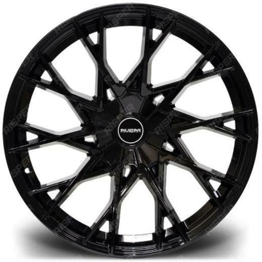 Riviera Rv197 Gloss Black – 20 Inch Alloys – 5x160 - Qty1