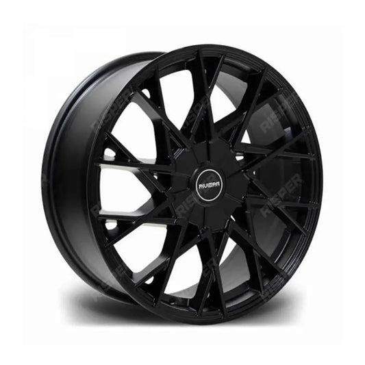 Riviera Rv197 Matte Black 22 Inch Alloys 5x120 - Qty1