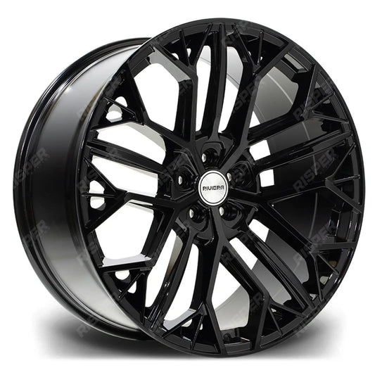 Riviera Rv198 Gloss Black 23 Inch Alloys – 5x120 35 72.6 – Qty 1