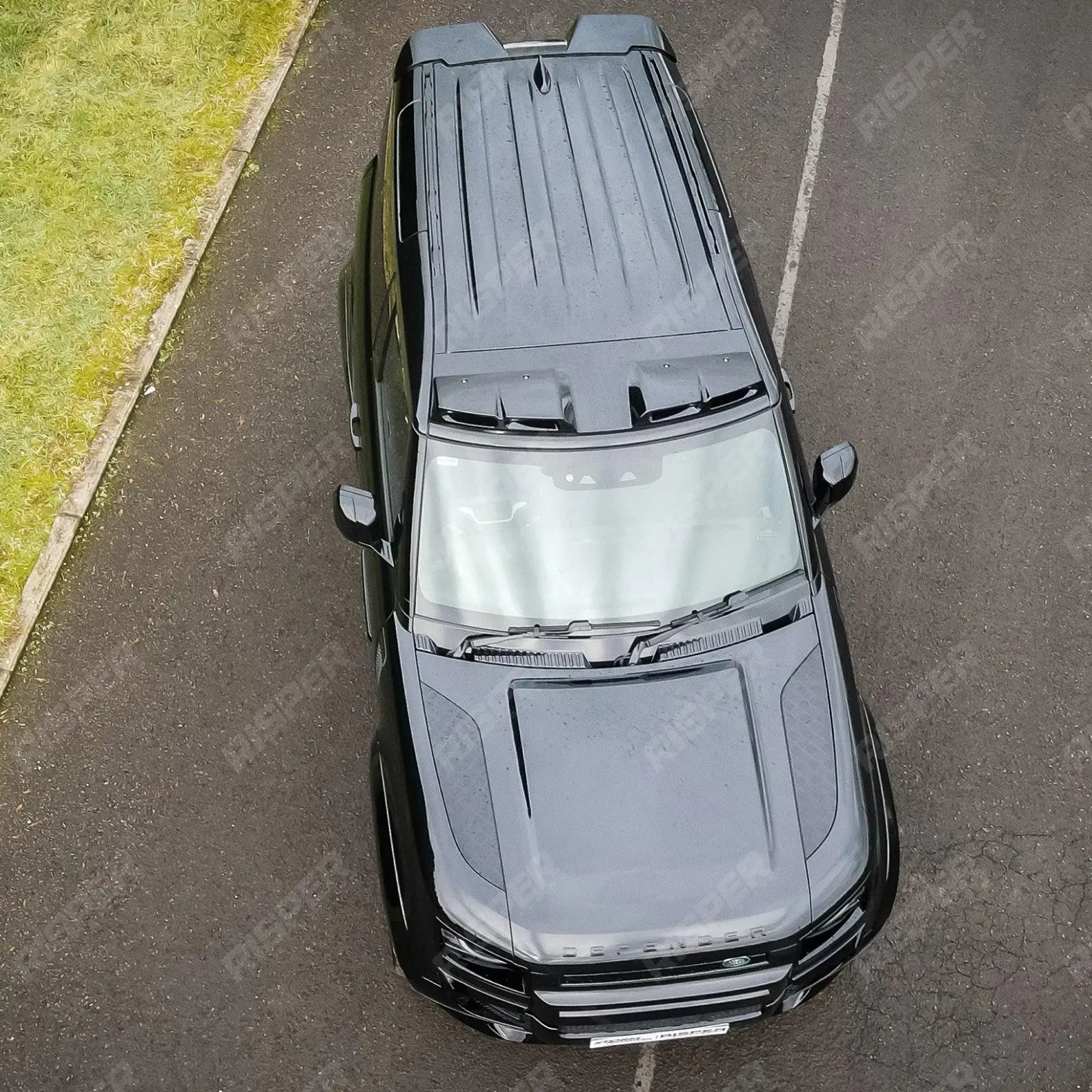Gloss Black LED Roof Light Bar For 2020-2024 Land Rover Defender 90/110/130