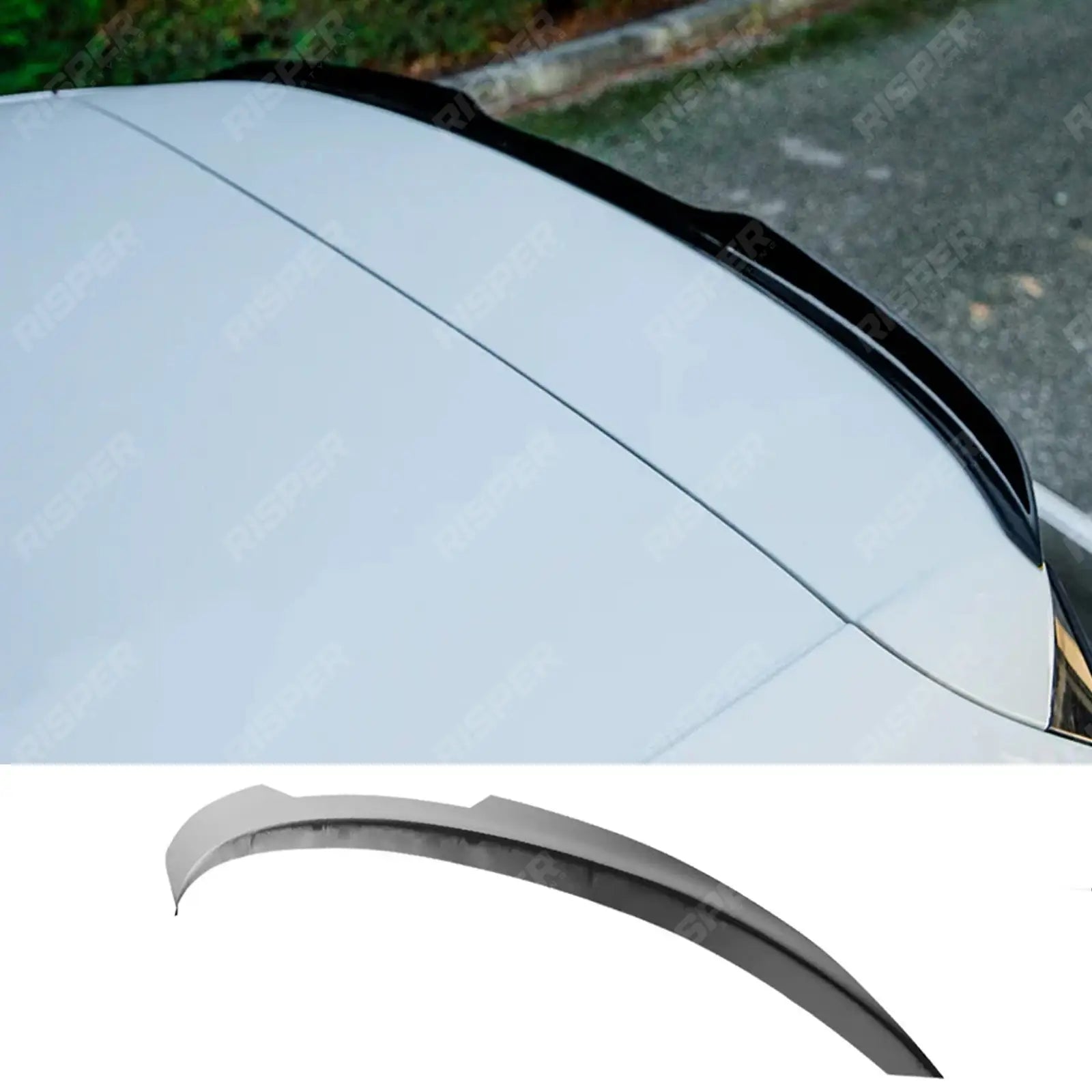 Audi A3 2013-2016 8v Sportback Roof Spoiler in Gloss Black - Rear Spoilers Main image