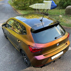 Seat Ibiza 5dr Mk5 6f 2017 - 2022 'cupra Look' Rear Spoiler In Gloss Black