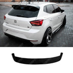 Seat Ibiza 5dr Mk5 6f 2017 - 2022 'cupra Look' Rear Spoiler In Gloss Black