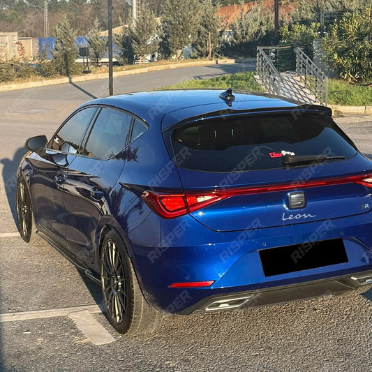 Seat Leon Fr Mk4 2020+ - Risper Side Skirt Splitters In Gloss Black