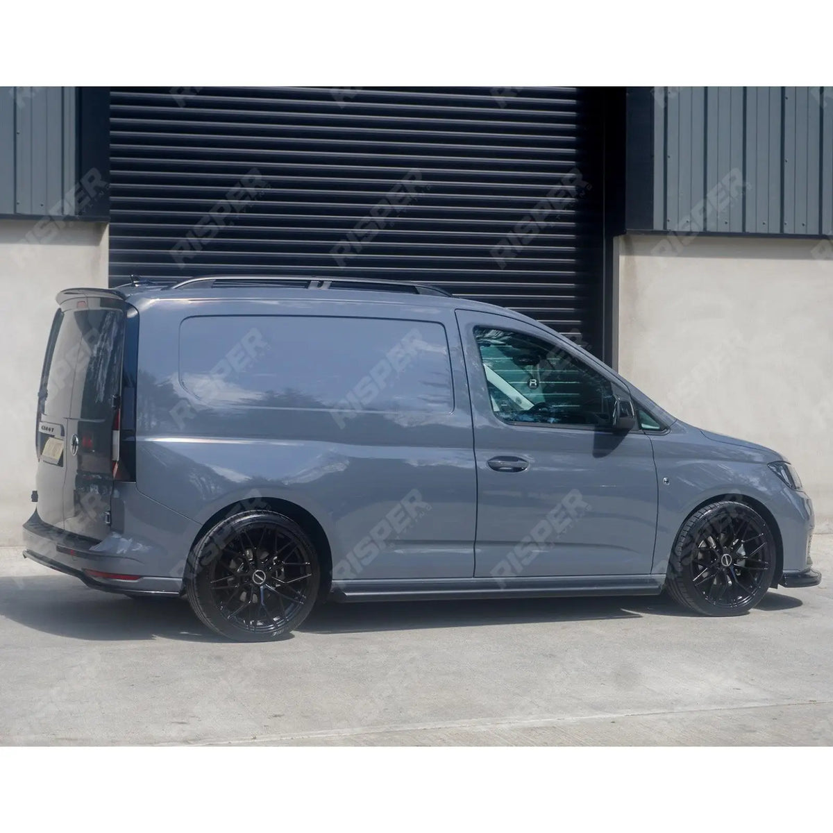 Vw Caddy R Styling Side Bars Steps Angular Type Short Wheel Base Black 60mm For Vw Caddy ...
