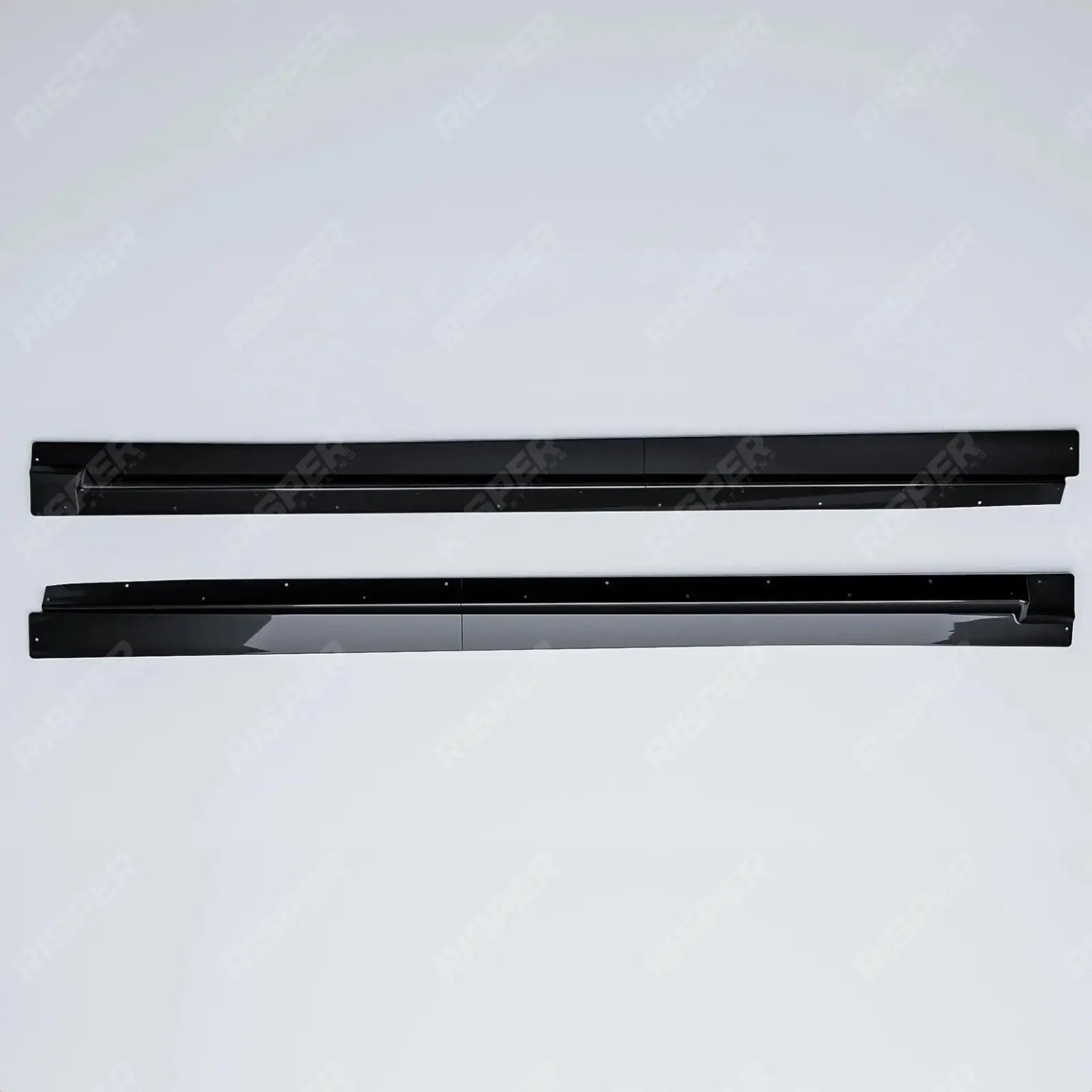 Audi Q8 S - Line 2018 On Side Skirt Splitters 2 Piece In Gloss Black