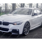 BMW 3 Series F30 F35 M Sport Side Skirt Splitters - Carbon Style Side Skirts