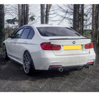 BMW 3 Series F30 F35 M Sport Side Skirt Splitters - Carbon Style Side Skirts