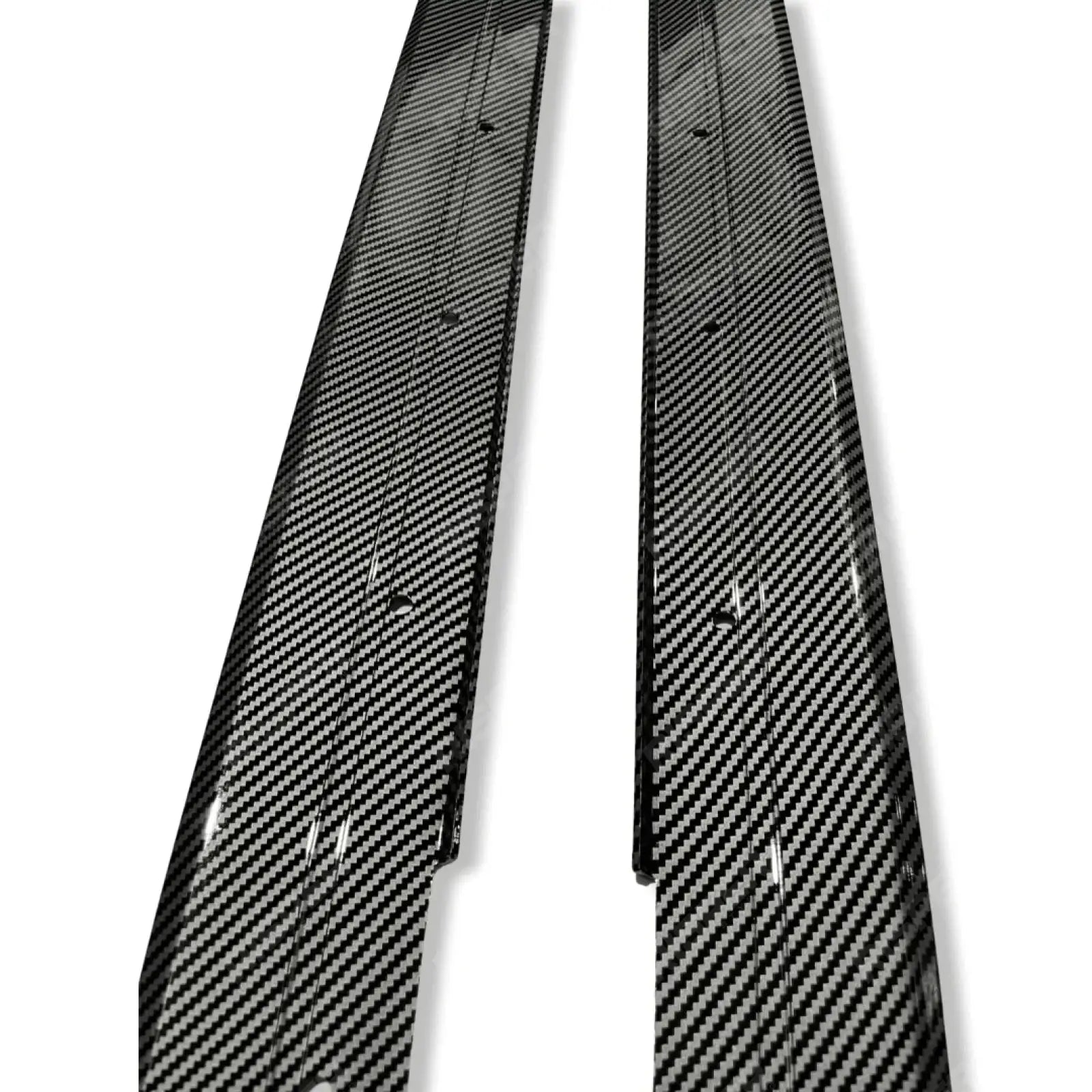 BMW 3 Series F30 F35 M Sport Side Skirt Splitters - Carbon Style