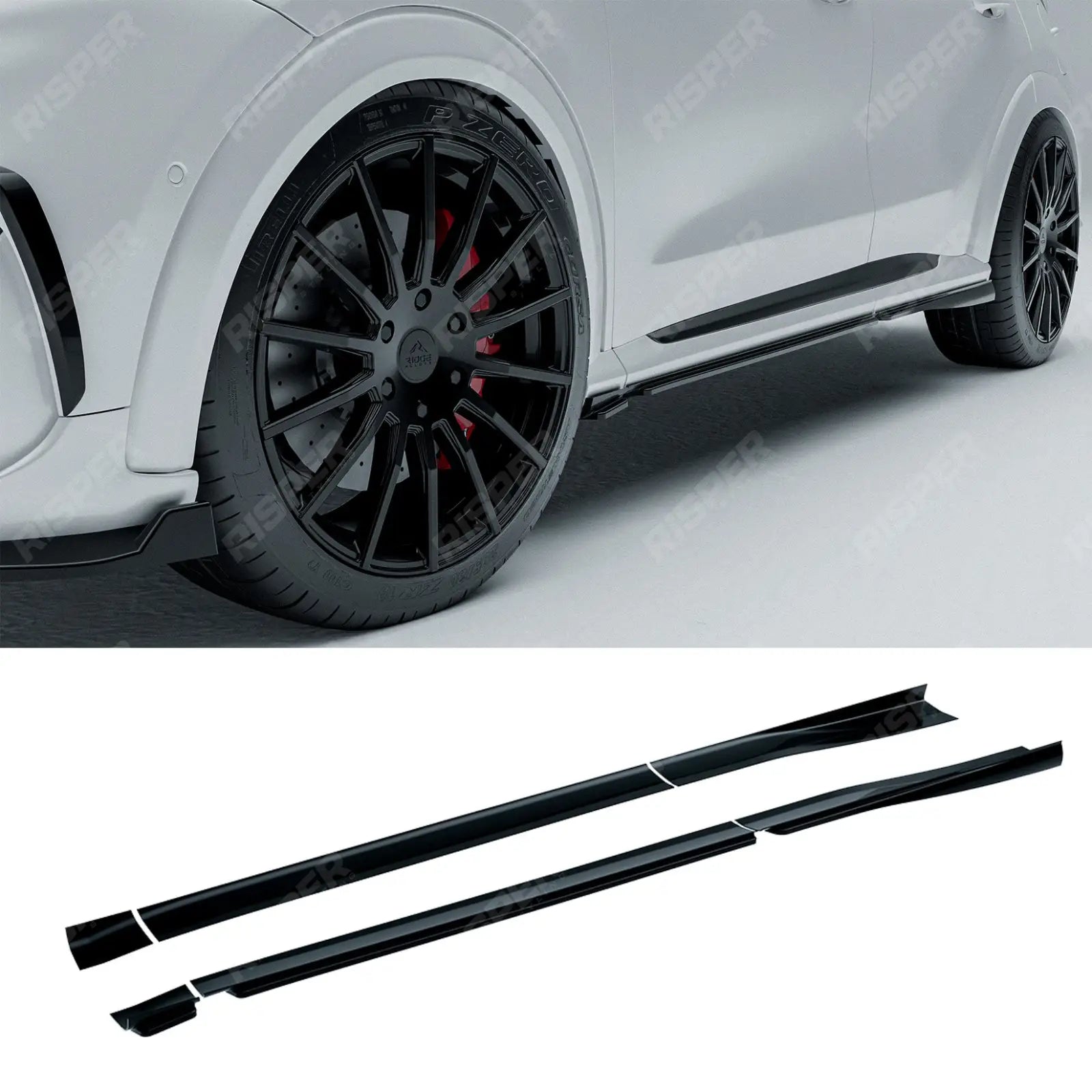 Ford Puma ST Line & ST Line X 2019+ Side Skirt Splitters In Gloss Black Side Skirt Splitters Main image