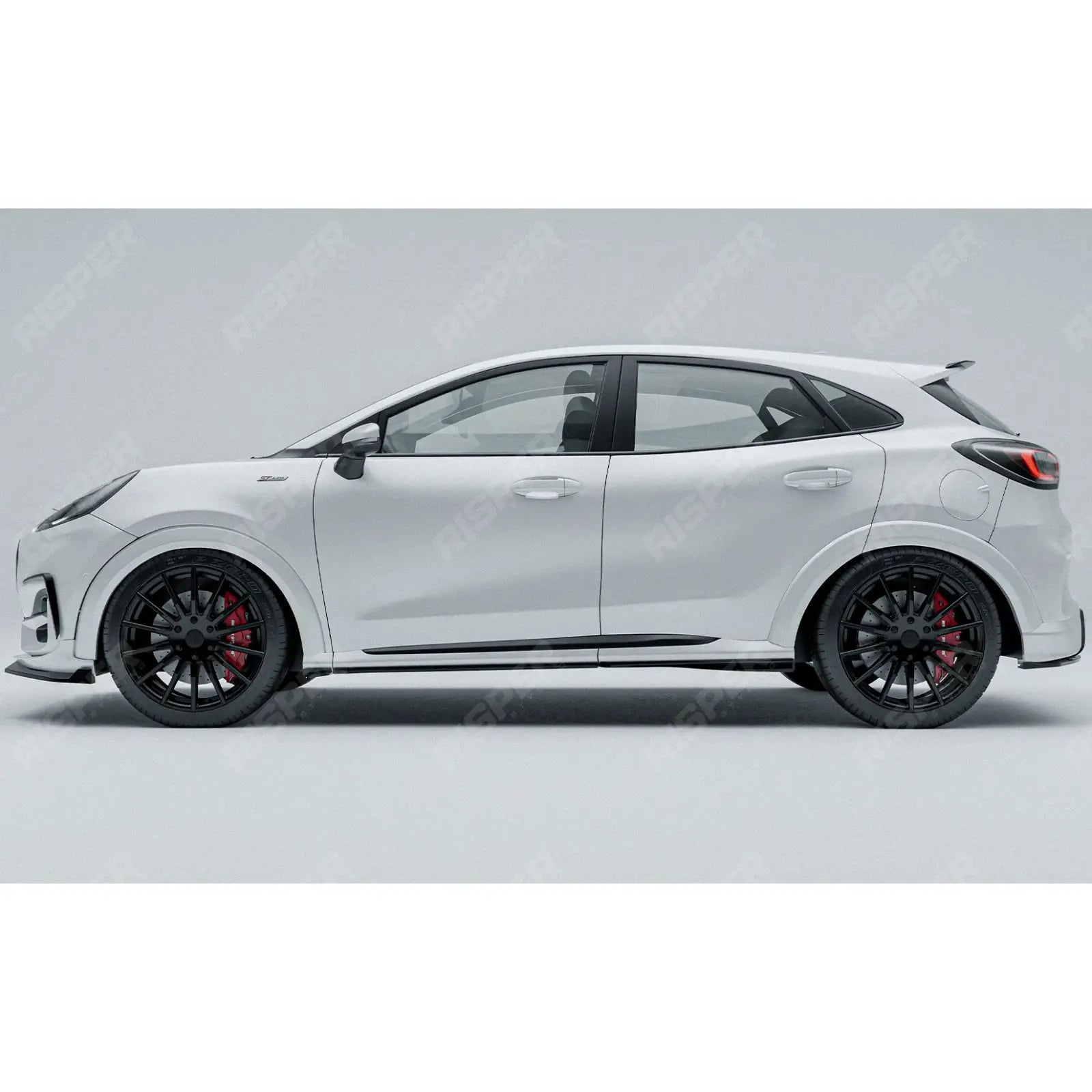 Side Skirt Splitters In Gloss Black For Ford Puma ST Line & ST Line X 2019+ Secondary image