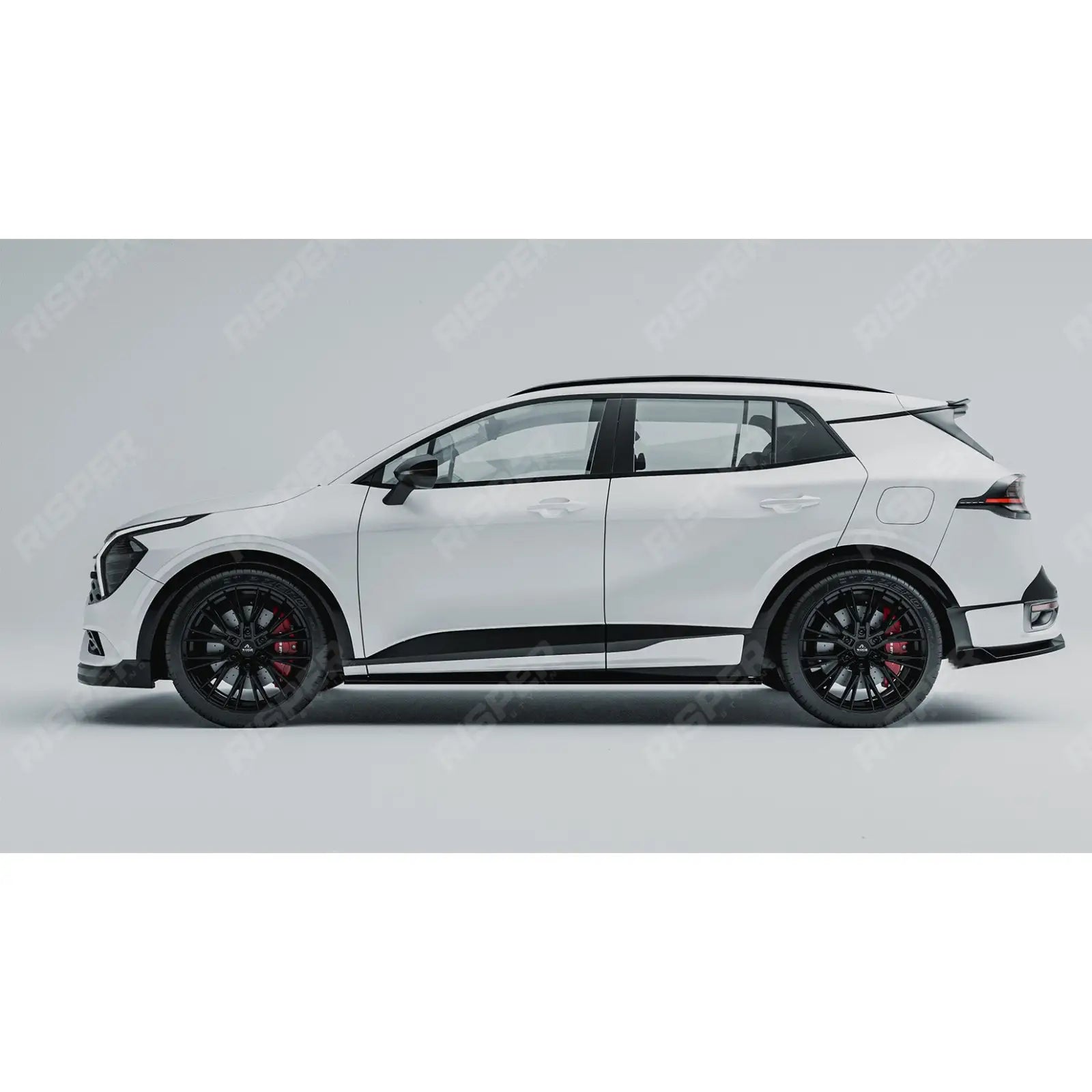 Kia Sportage MK5 GT Line 2021-2025 Side Skirt Splitters In Gloss Black Aero Kit